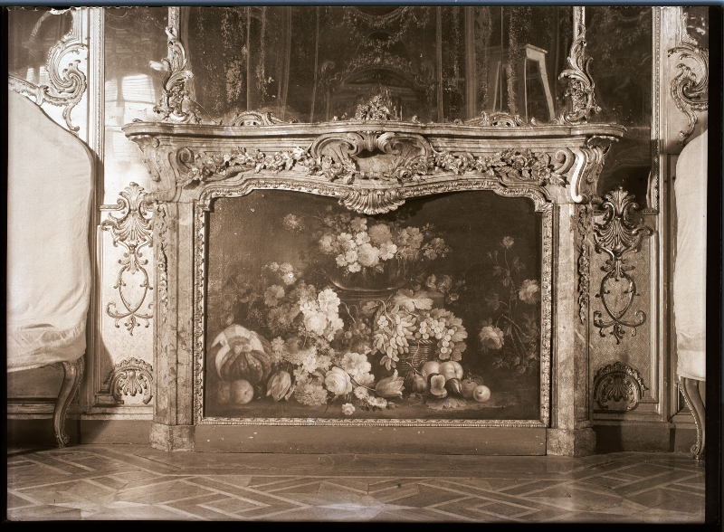 Fiori e frutta (paracaminiera), Torino, Accademia Filarmonica, Salotto ottagono, AFFTM 232_5787